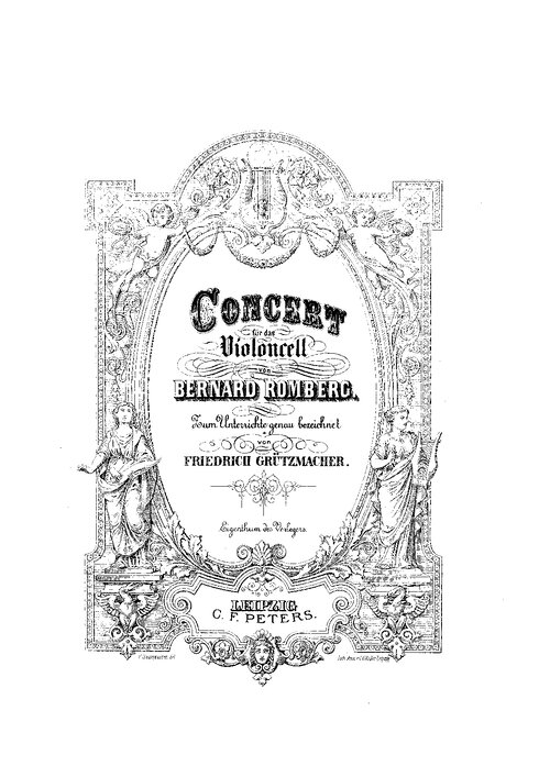 Romberg Cello Concerto No 9 Op 56 (cello & Piano)