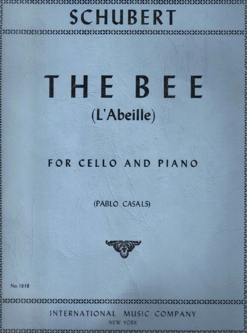 Schubert La Abeja Cello Part