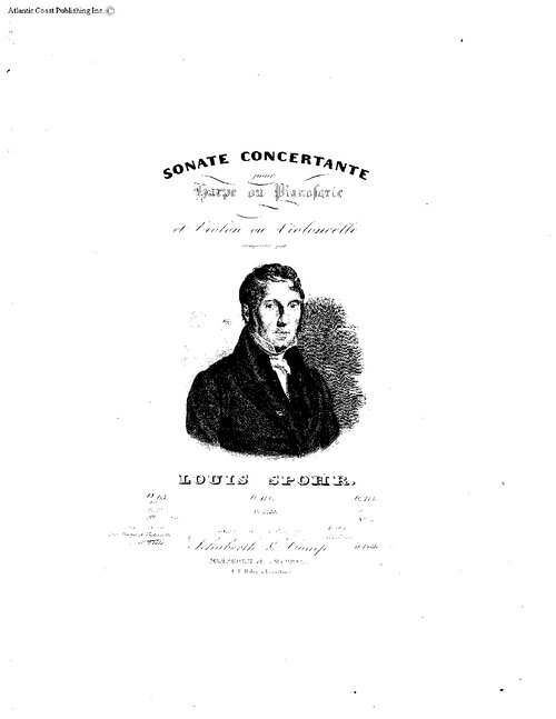 Spohr Sonata Concertante, For Violin & Cello