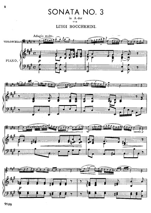 Boccherini Cello Sonata Amajor Schroeder Piano