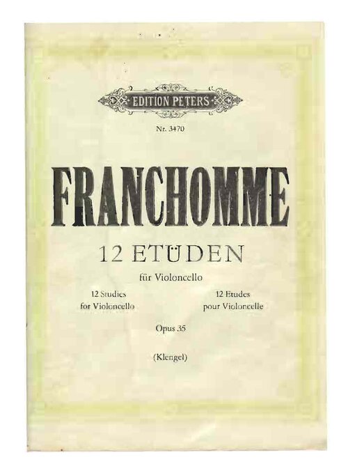 Franchomme 12 Etuden Op 35 Low