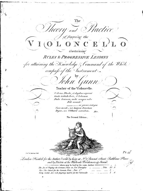 Gunn Teoria Y Practica Digitacion Violoncello