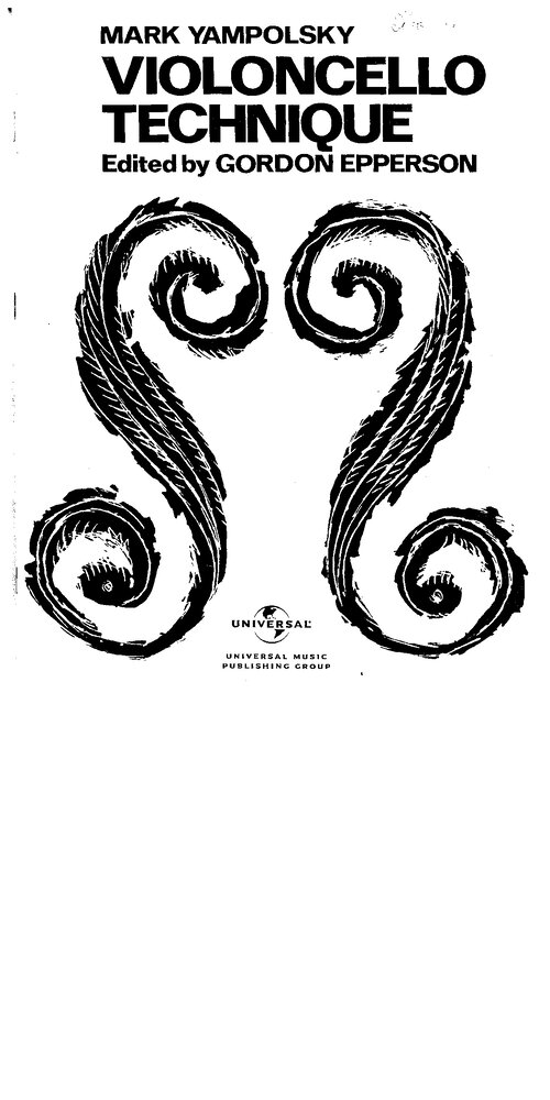 Yampolsky Mark Tecnica Del Violoncello