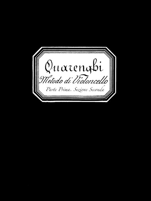 Quarenghi Metodo De Violoncello 1877 3 Part1 Sect2