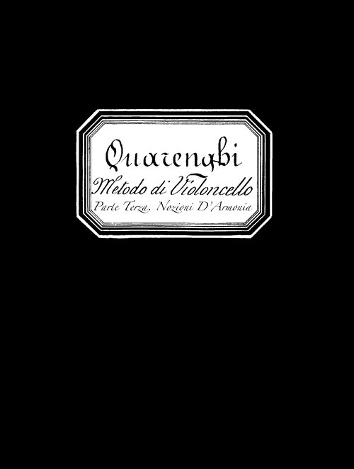 Quarenghi Metodo De Violoncello 1877 6 Part3 Sect1