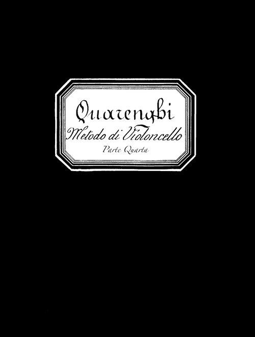 Quarenghi Metodo De Violoncello 1877 8 Part4 Vcpno