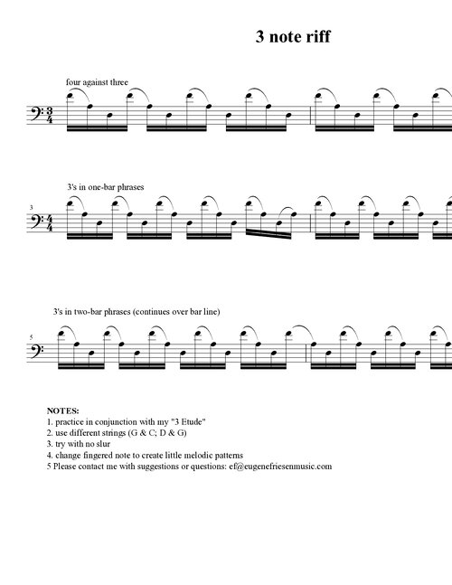 3 Note Riff