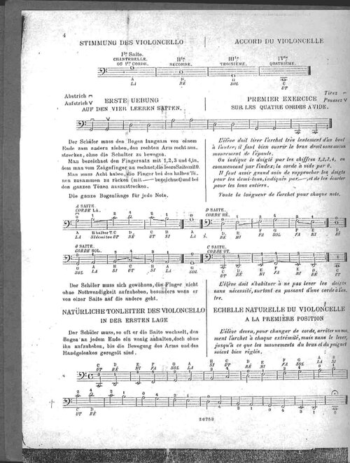 Sebastian Lee Violoncello Metodo 1 Low