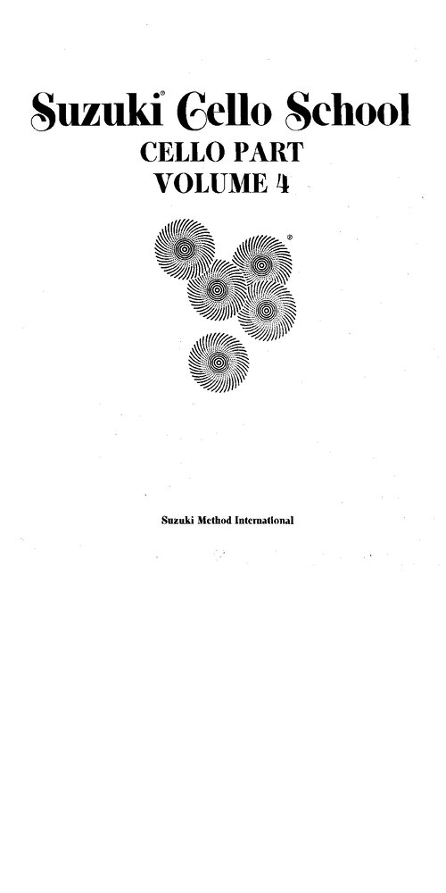Cello School Cello Part Volume 4