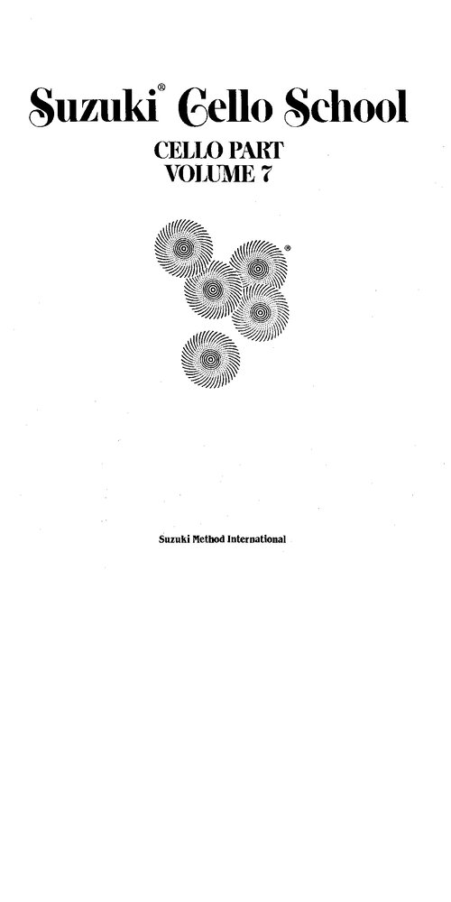 Cello School Cello Part Volume 7
