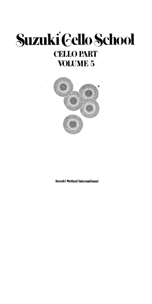 Cello School Cello Part Volume 5