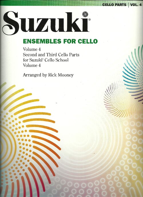 Suzuki Ensembles For Cello Vol 4