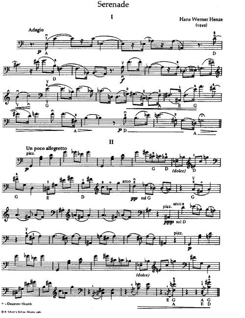 Henze Serenade