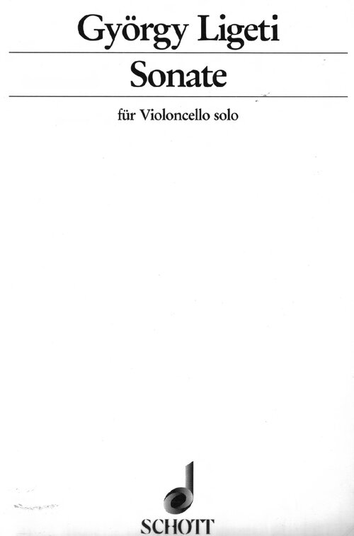 Ligeti Sonate(cello)