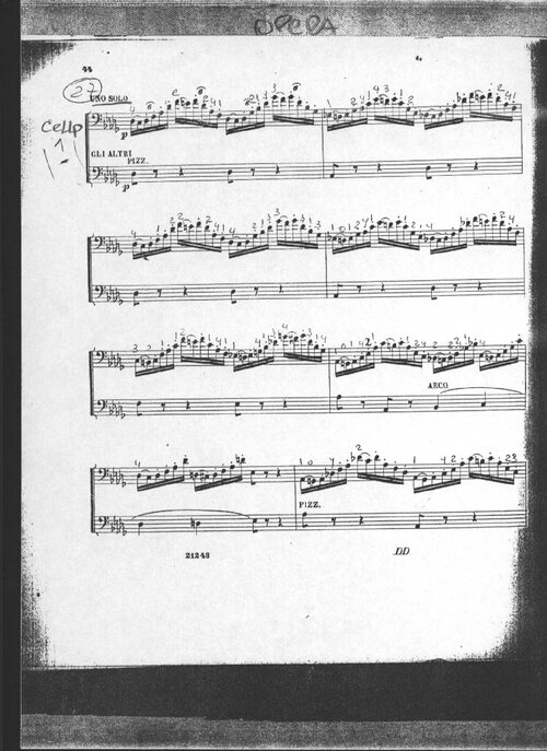 Verdi Rigoletto Solos Cello