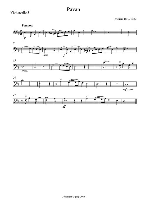 Pavan Violoncello 3