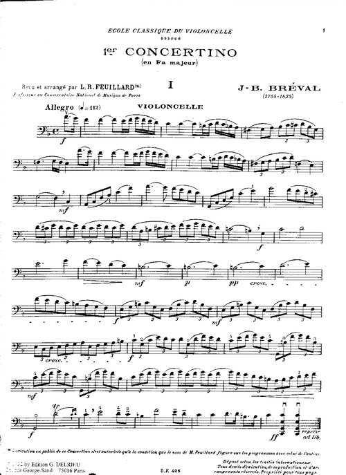 Breval Concertino 1