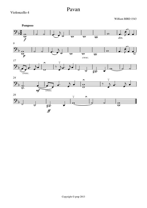 Pavan Violoncello 4