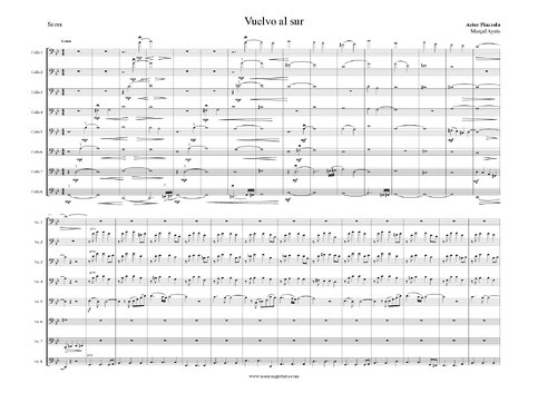 Vuelvo Al Sur A Piazzolla 8 Cellos