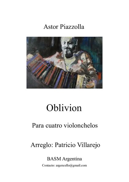 Oblivion - Version para 4 violoncellos