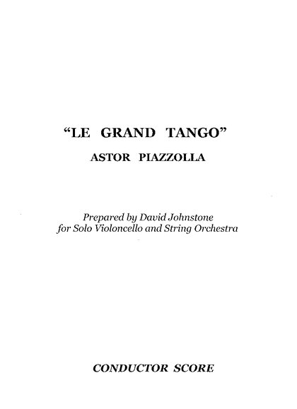 Arreglo Johnstone Le Grand Tango General Score