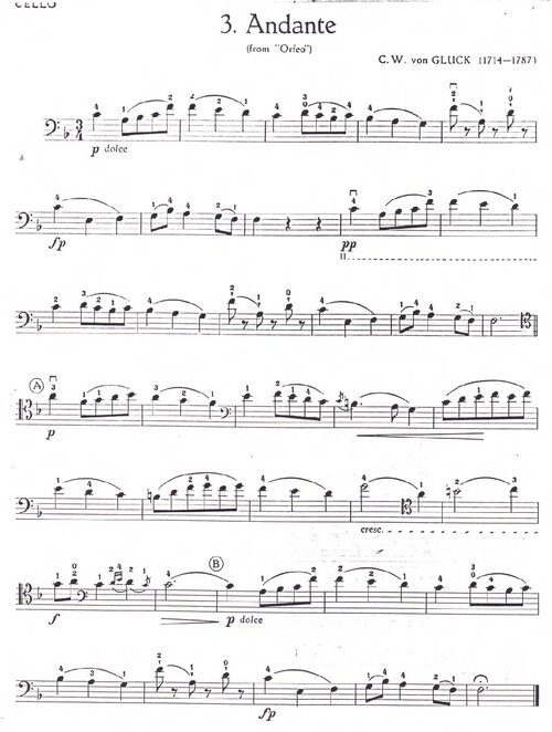 Cello Pieces Cello & Piano Cello Part