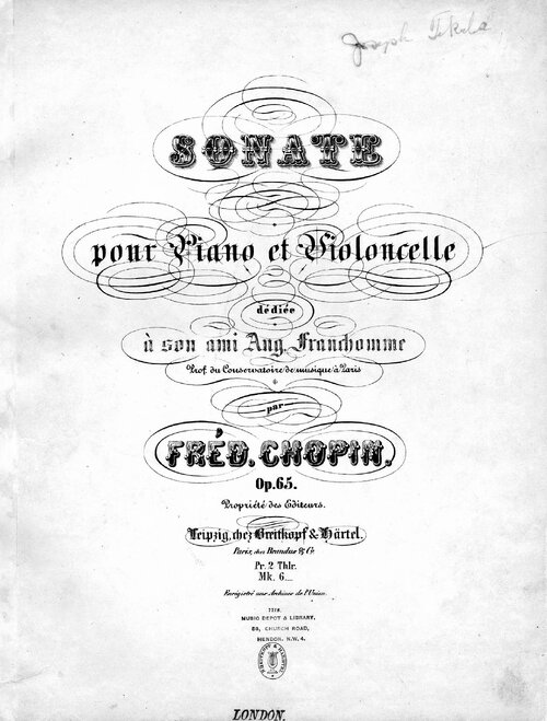 Chopin Cellosonata Breitkopf Gray