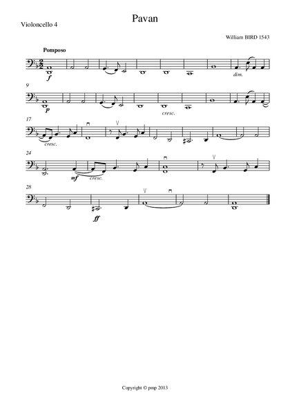 Pavan Violoncello 4