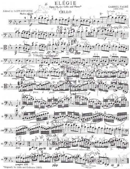Faure Elegie (cello)