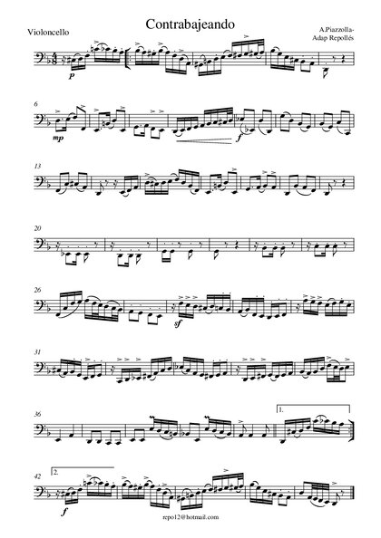 Contrabajeando Violoncello