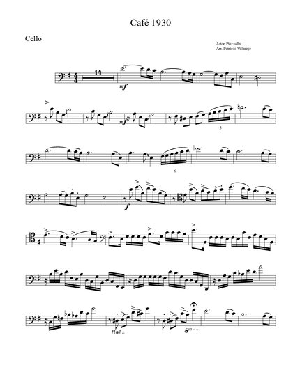 Café 1930 - Cello y guitarra - Cello