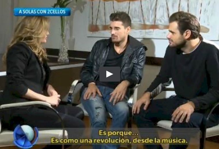 Telefe Noticias a solas con 2Cellos