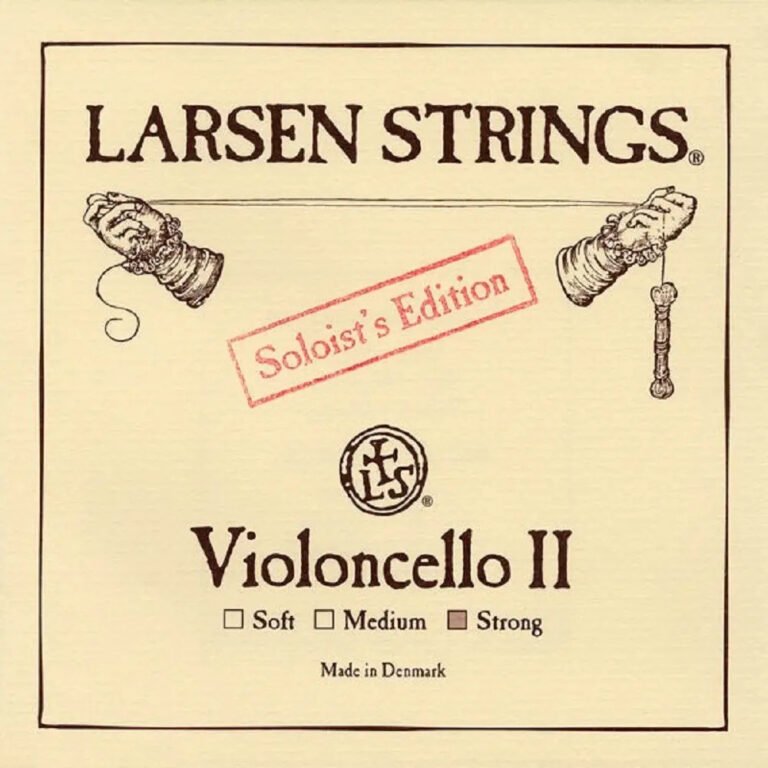 Paquete de cuerdas Larsen Soloist's Edition para violonchelo, cuerda Violoncello II, tensión Strong