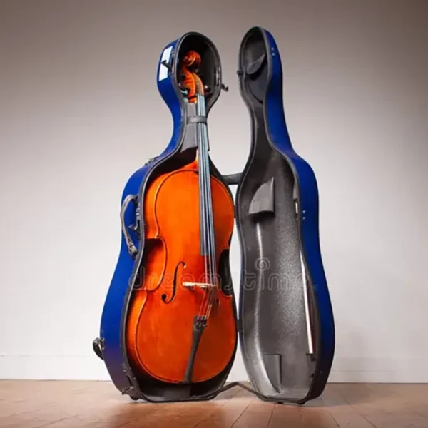El estuche para viajar con el cello