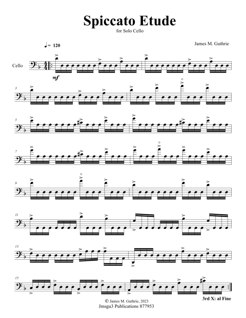 Spiccato y staccato en el cello: técnica, diferencias y materiales de estudio