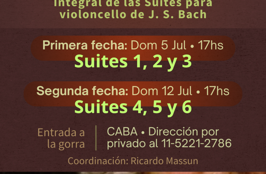 Integral de las Suites para Violoncello de J. S. Bach