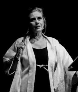 Retrato en blanco y negro de Gabriela Conti